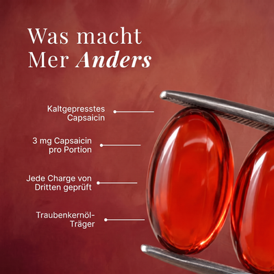 Mer Capsules molles au poivre de Cayenne